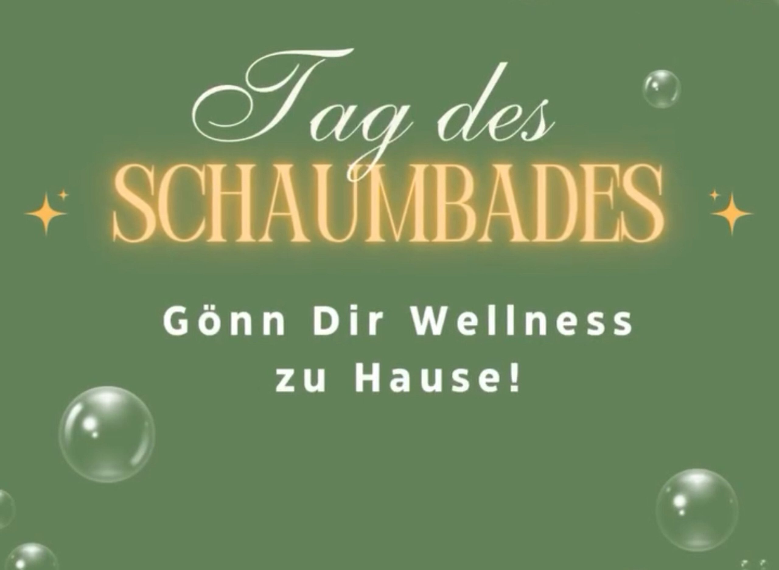 Featured image for “Tag des Schaumbades”